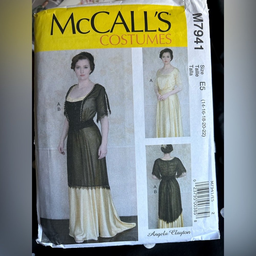 McCall’s Costume Sewing Pattern
